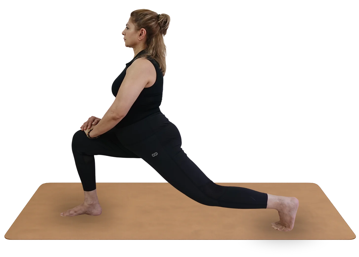 Yoga warrior pose